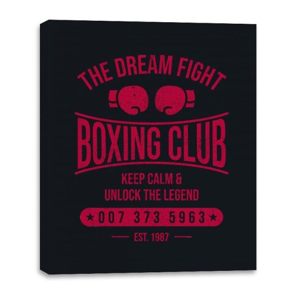 The Dream Fight Boxing Club – Nostalgic Boxing Gym for Retro Gamers - Canvas Wraps Discount - Image 3