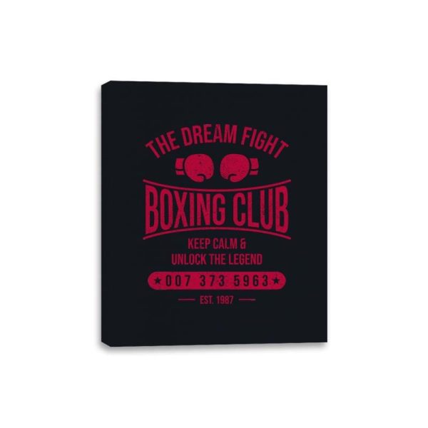 The Dream Fight Boxing Club – Nostalgic Boxing Gym for Retro Gamers - Canvas Wraps Discount