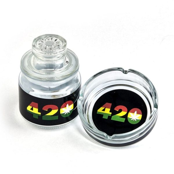 Ashtray set with Stash jar - 420 DESIGN For Cheap