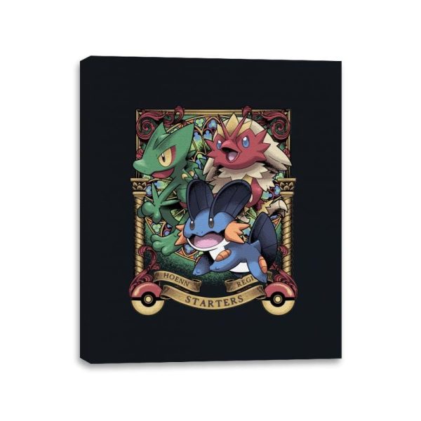 Hoenn Starters - Canvas Wraps Cheap - Image 2