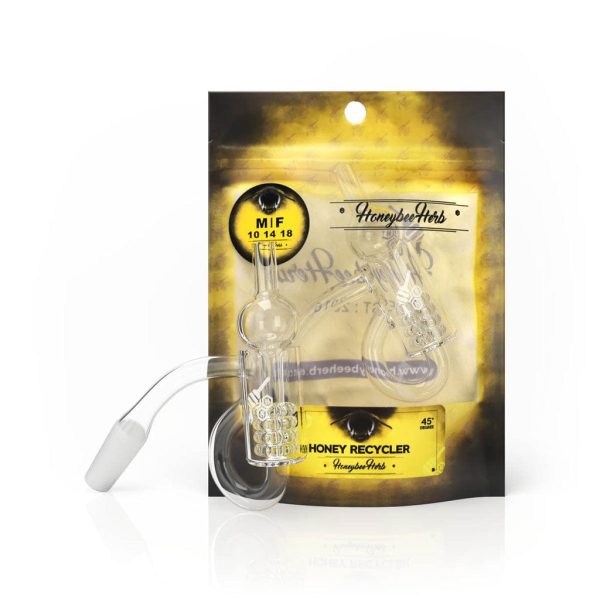 HONEY RECYCLER QUARTZ BANGER - 45Â° DEGREE | YL For Discount - Image 2