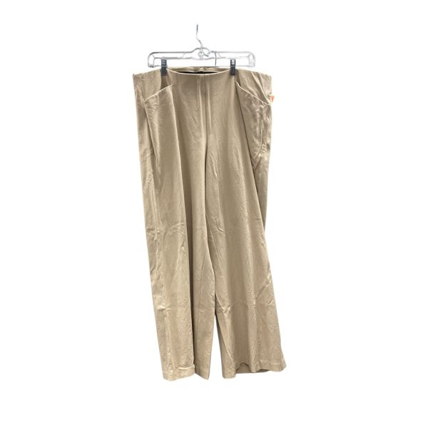 Pants Wide Leg By Old Navy In Cream, Size:16 Discount
