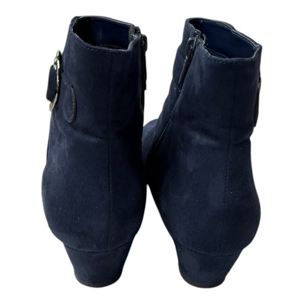 Boots Ankle Flats In Navy, Size:10 Online - Image 3