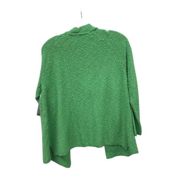Sweater Cardigan By J. Jill In Green, Size:Sp Discount - Image 2