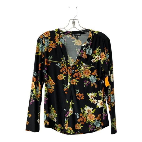 Top Sleeveless By Inc In Black & Orange, Size:S Online Hot Sale