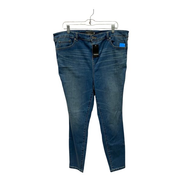 JEANS SKINNY by TORRID In BLUE, Size: 18 Hot on Sale