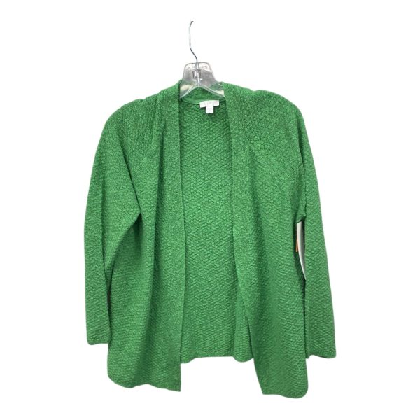 Sweater Cardigan By J. Jill In Green, Size:Sp Discount