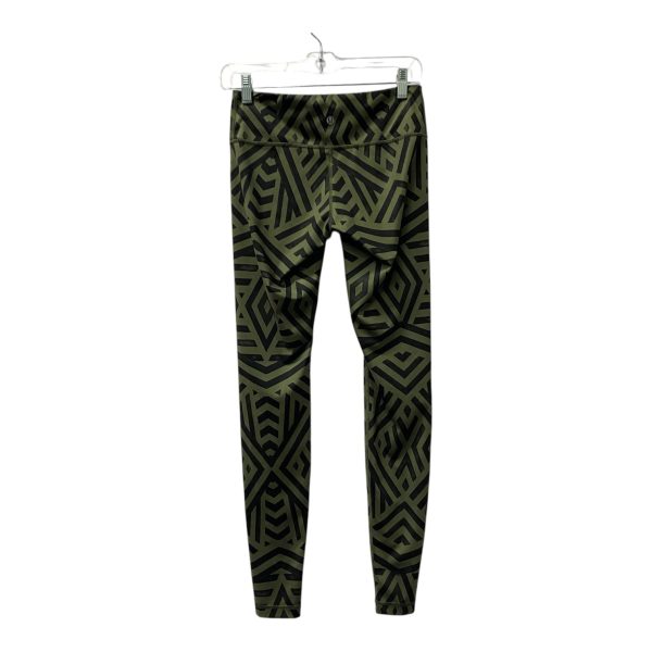 Athletic Leggings By Lululemon In Green, Size:6 Online now - Image 2