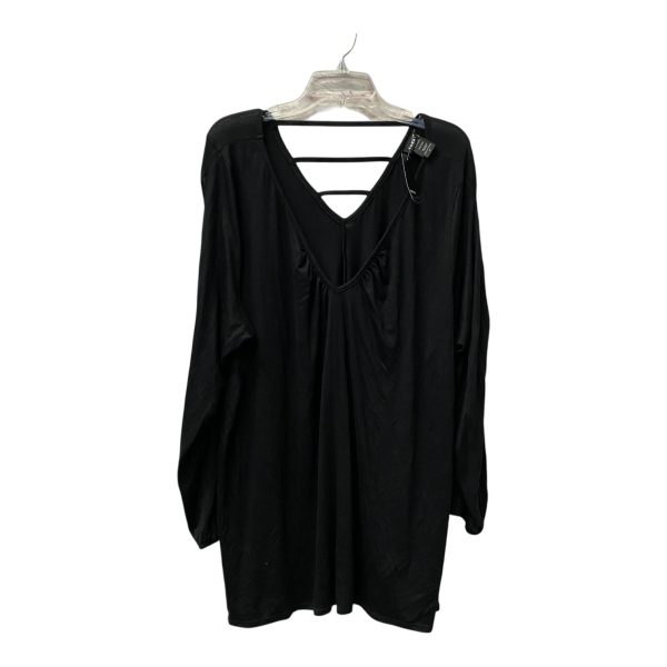 Top Ls Basic By Torrid In Black, Size:4X Cheap