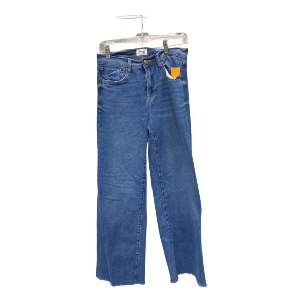 Jeans Wide Leg By Kensie In Blue Denim, Size:4 on Sale