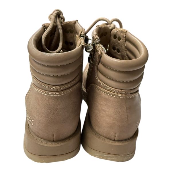 Boots Ankle Flats By Blowfish In Brown, Size:8 Online Sale - Image 3