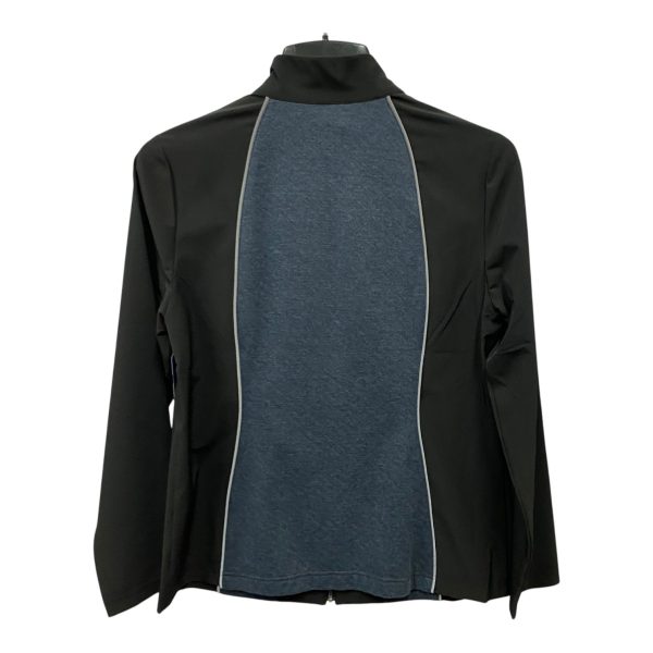 Athletic Jacket By Chicos In Black, Size:M Hot on Sale - Image 2