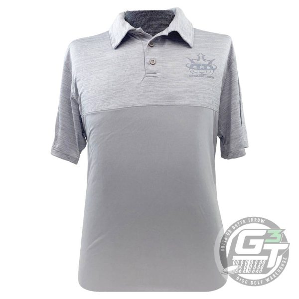 Dynamic Discs FollowThru Shadow Tonal Short Sleeve Performance Disc Golf Polo Shirt For Cheap - Image 2